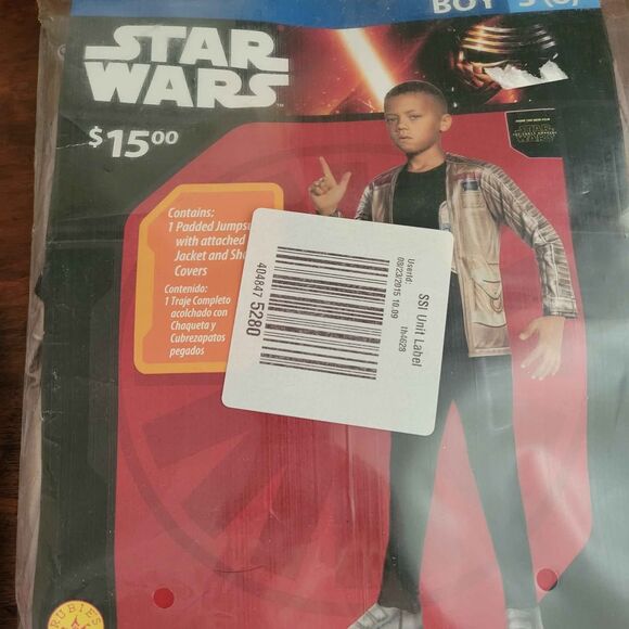 NIOP Boys Size 6 Finn Star Wars Halloween Costume - Picture 1 of 6